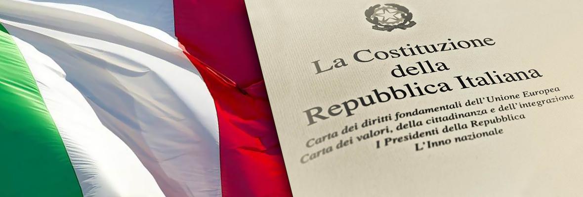 La costituzione della Repubblica Italiana